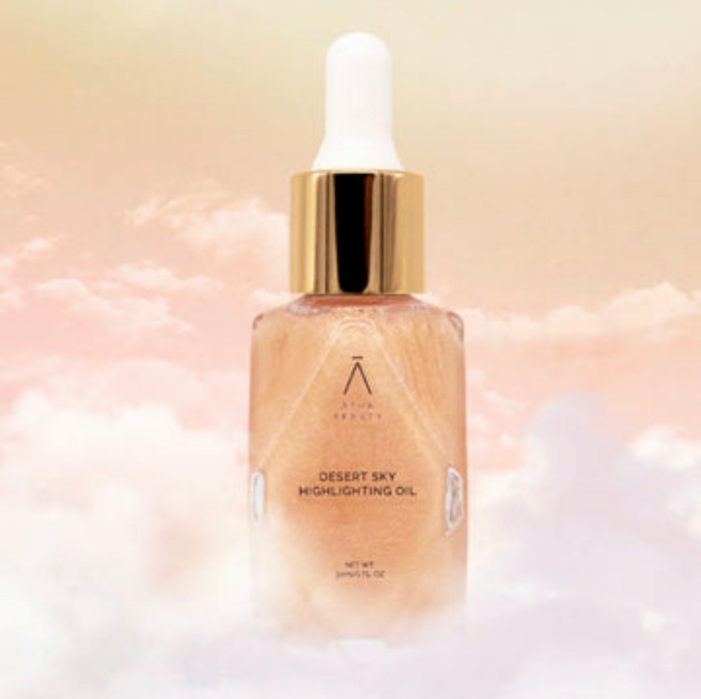 ATHR Beauty Desert Sky Highlighting Oil Infused w Pink Diamonds! *BNIB